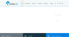 Desktop Screenshot of capbax.org.ar