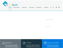 Tablet Screenshot of capbax.org.ar